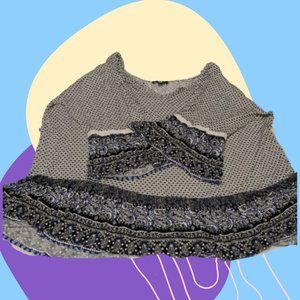 Plus Patterned Stretch Blouse